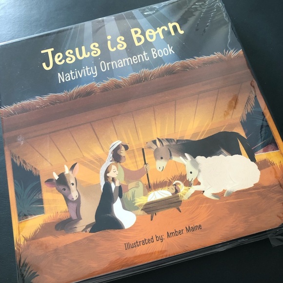 Jesus is Born Nativity Ornament Book - Picture 2 of 7